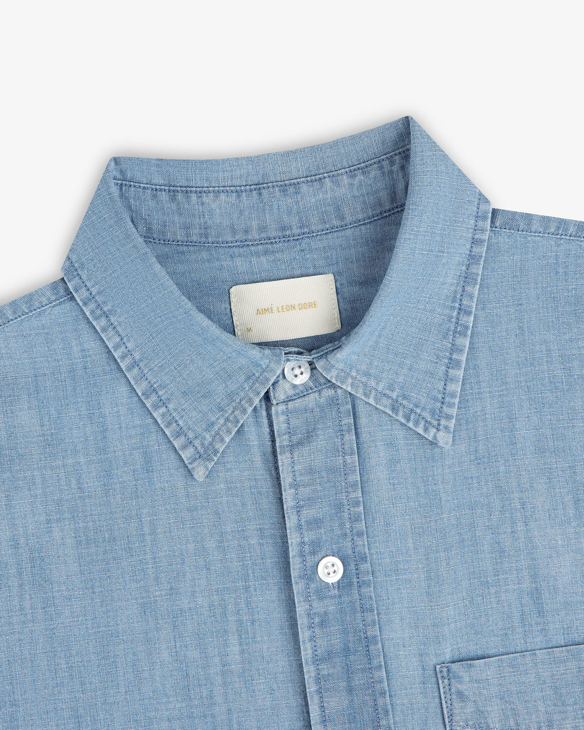Aimé Leon Dore Trending - Bayard Chambray Shirt Evening blue