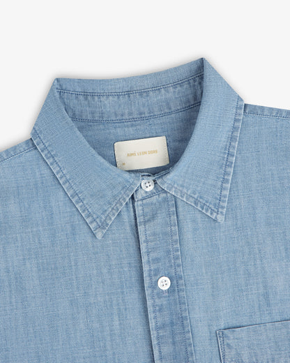 Aimé Leon Dore Trending - Bayard Chambray Shirt Evening blue