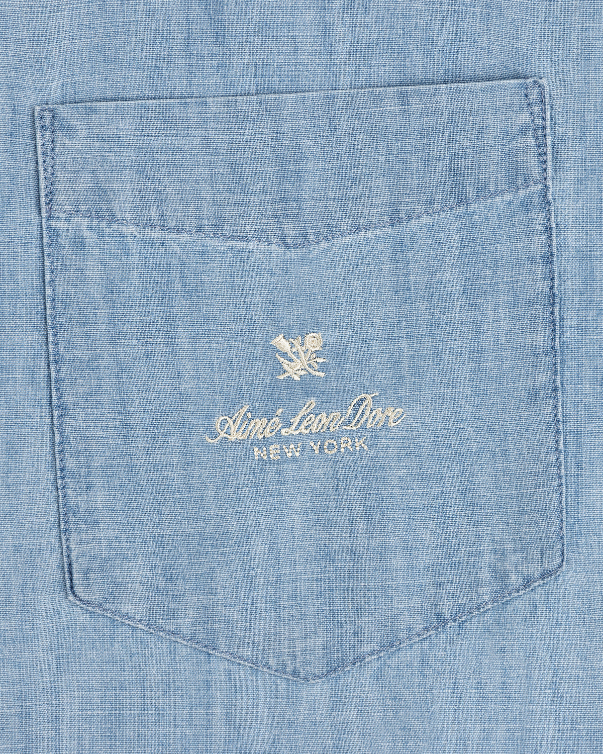 Aimé Leon Dore Trending - Bayard Chambray Shirt Evening blue