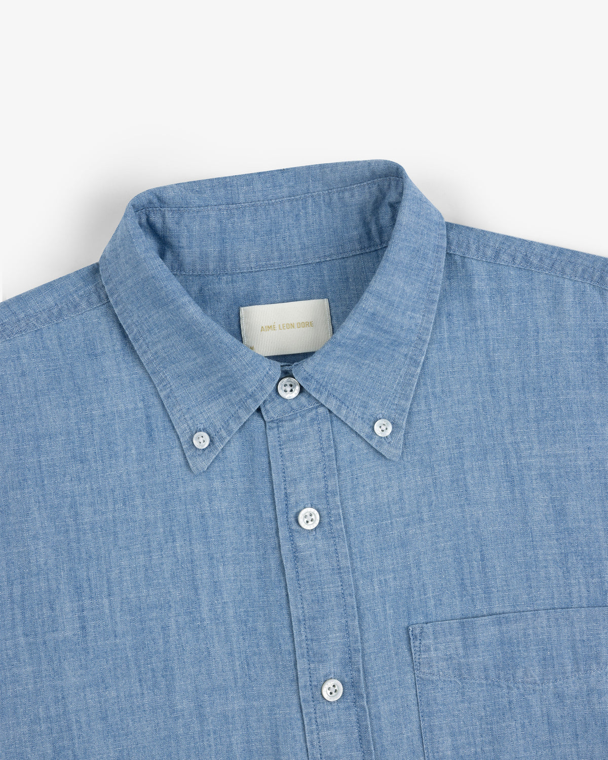 Aimé Leon Dore Deals - Crest Chambray Shirt Light wash