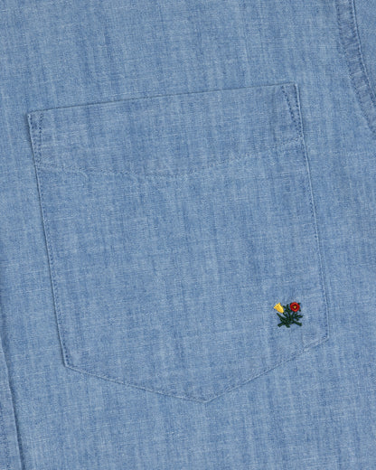 Aimé Leon Dore Deals - Crest Chambray Shirt Light wash