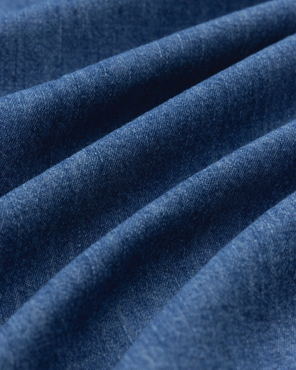 Aimé Leon Dore Classic - Crest Chambray Shirt Mid wash