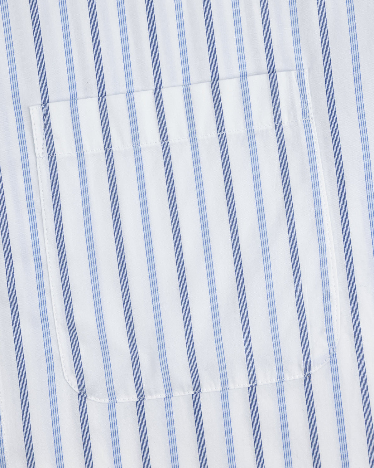 Aimé Leon Dore Discount - Poplin Casual Shirt Blue / navy stripe