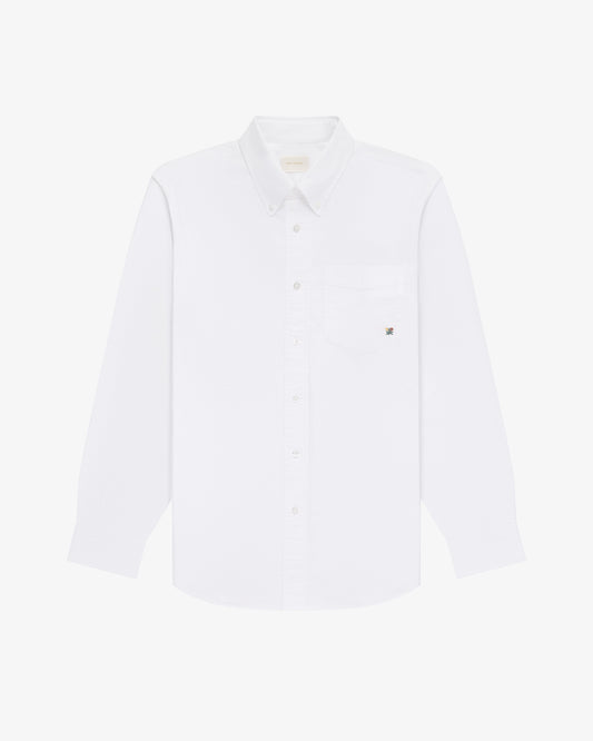 Aimé Leon Dore Everyday - Crest Oxford Shirt Bright white