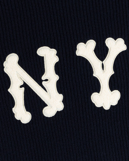 Aimé Leon Dore Customer Favorite - NY Highlanders Ribbed Wool Crewneck Sweater Evening blue