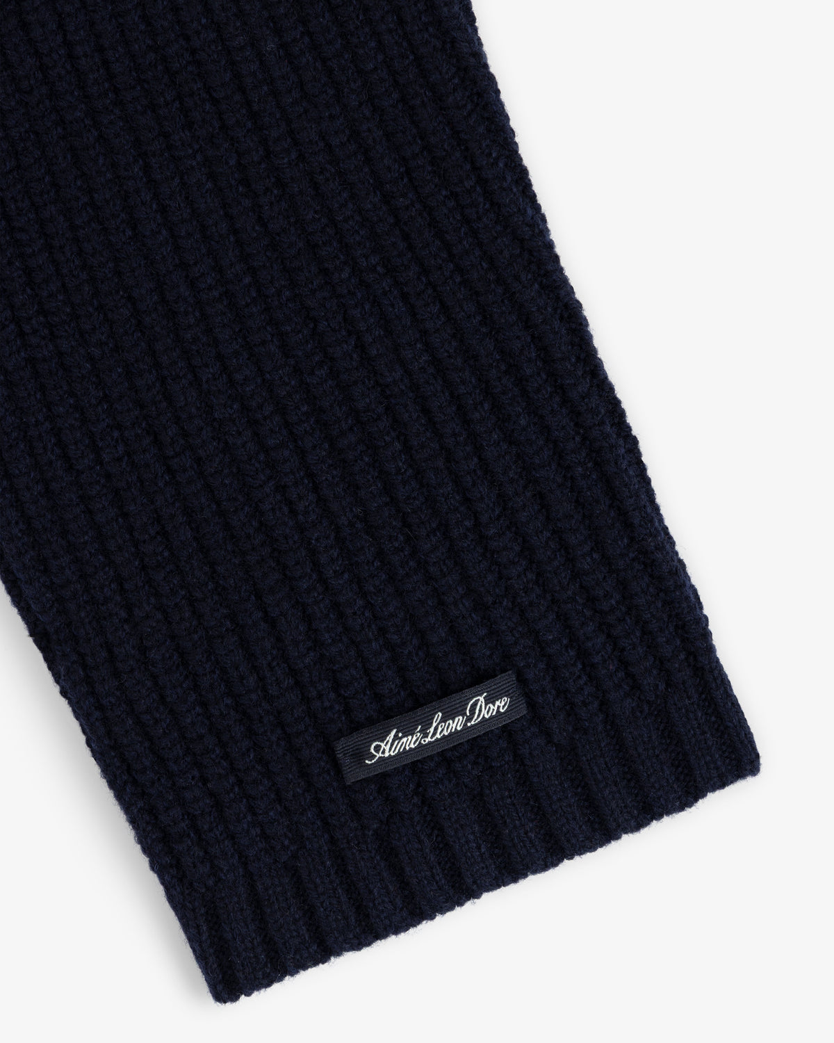 Aimé Leon Dore Customer Favorite - NY Highlanders Ribbed Wool Crewneck Sweater Evening blue