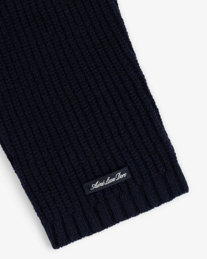 Aimé Leon Dore Customer Favorite - NY Highlanders Ribbed Wool Crewneck Sweater Evening blue