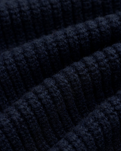 Aimé Leon Dore Customer Favorite - NY Highlanders Ribbed Wool Crewneck Sweater Evening blue