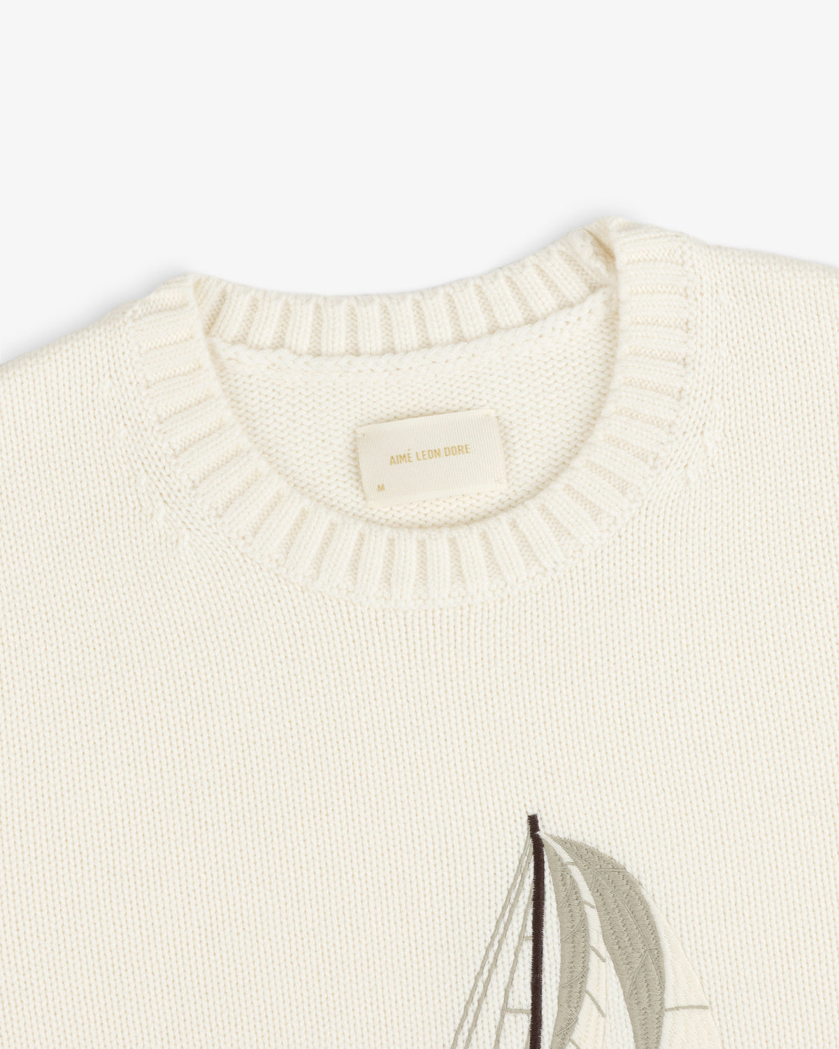Aimé Leon Dore Smart Buy - Regatta Embroidered Crewneck Sweater Pristine