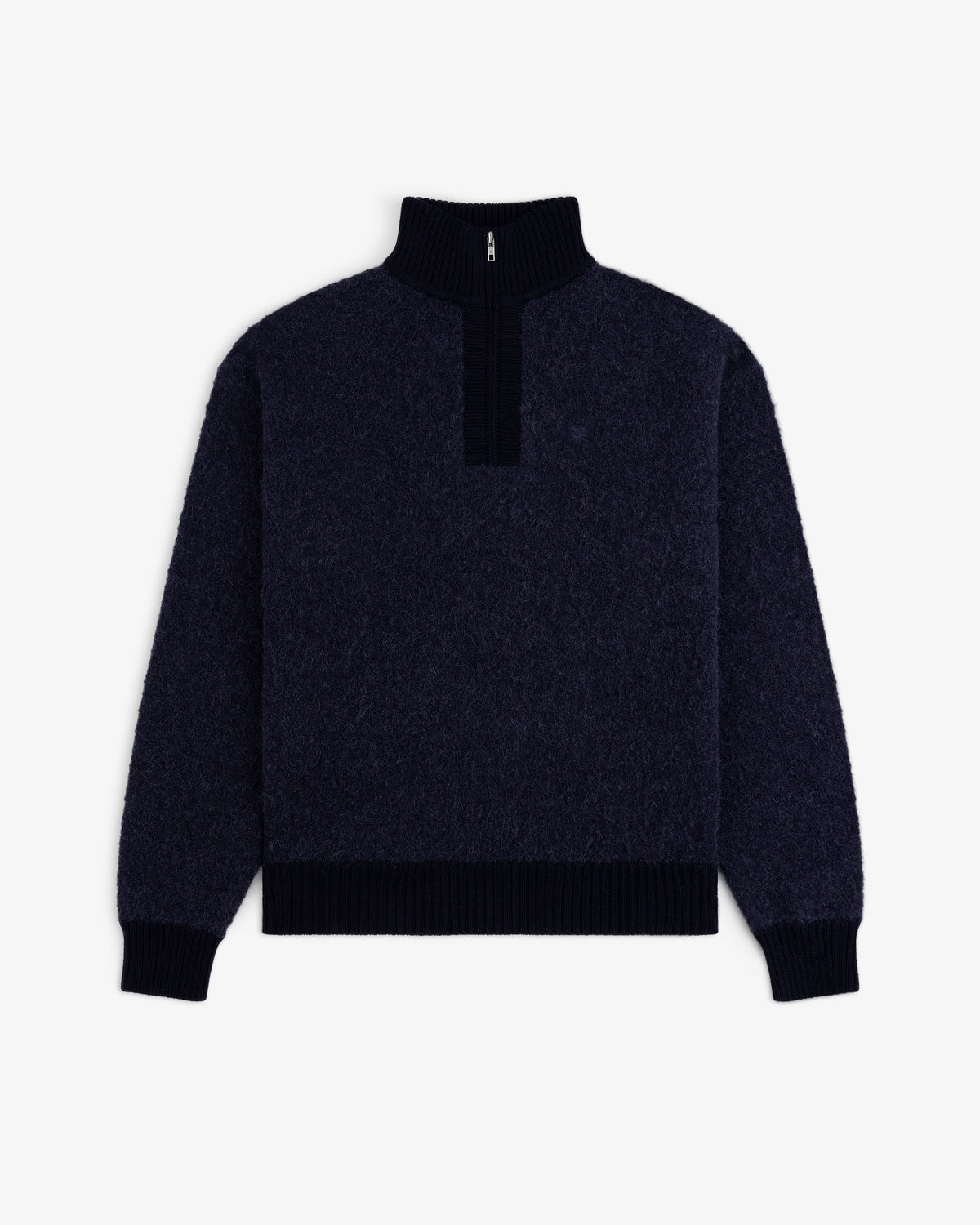 Aimé Leon Dore Trending - Alpaca Wool Quarter Zip Sweater Navy blazer