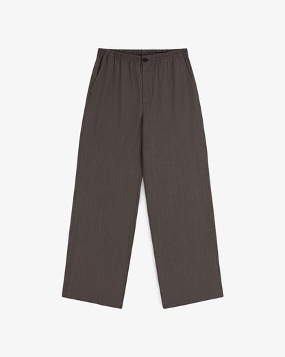Aimé Leon Dore Best Price - Houndstooth Elasticated Waist Trouser Brown houndstooth