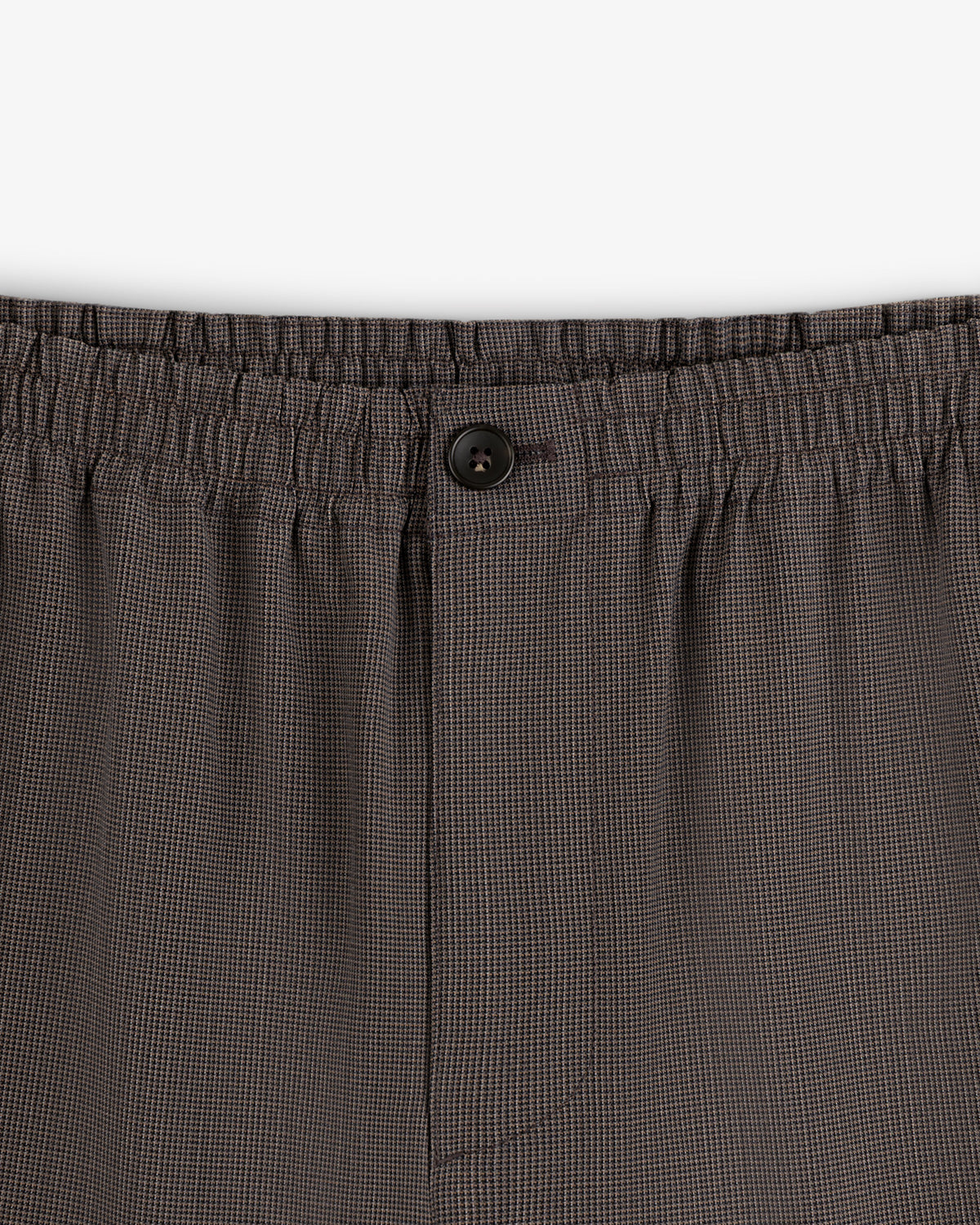 Aimé Leon Dore Best Price - Houndstooth Elasticated Waist Trouser Brown houndstooth