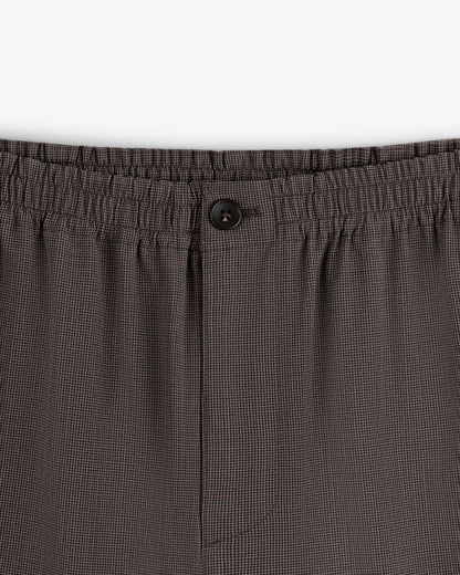 Aimé Leon Dore Best Price - Houndstooth Elasticated Waist Trouser Brown houndstooth