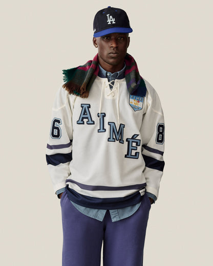 Aimé Leon Dore Hot Sale - Stone Washed Marina Sweatpants Crown blue