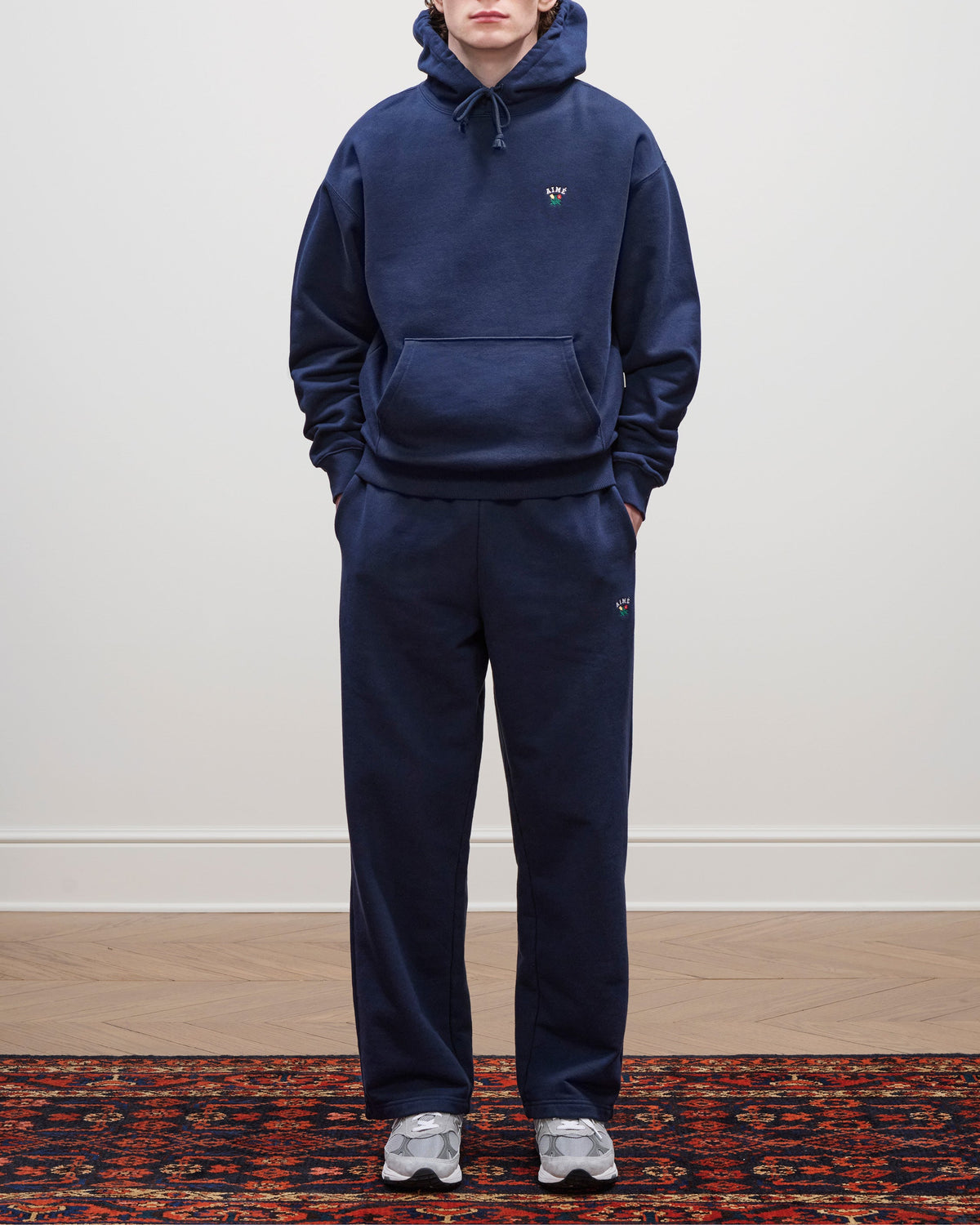 Aimé Leon Dore Discount - Crest Sweatpants Navy blazer