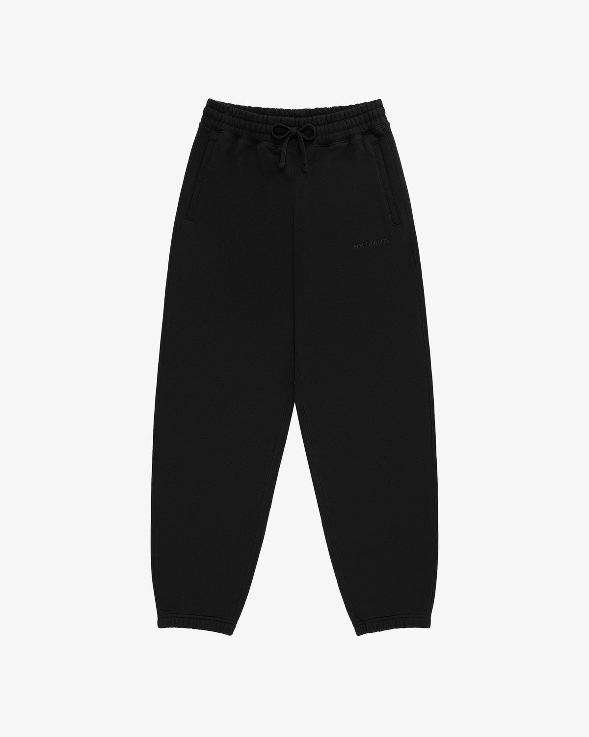 Aimé Leon Dore Essential - Tonal Logo Sweatpants Jet black