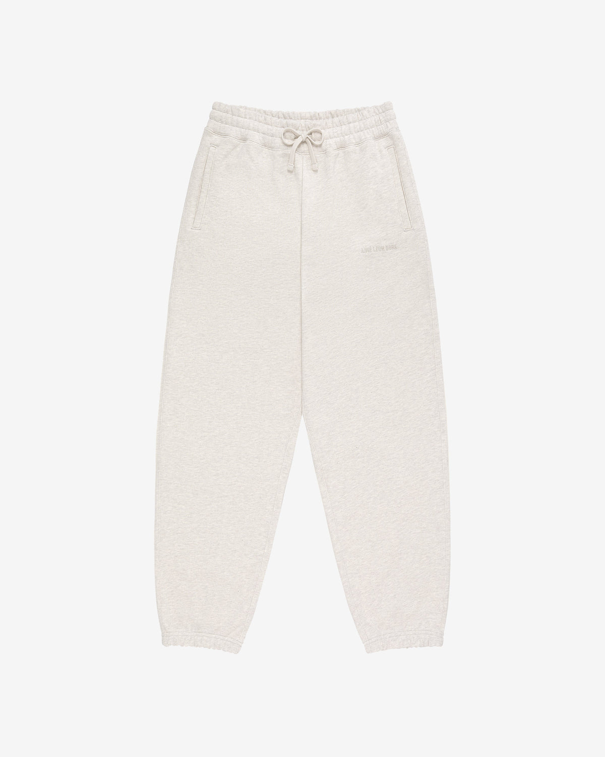 Aimé Leon Dore Signature - Tonal Logo Sweatpants Oatmeal