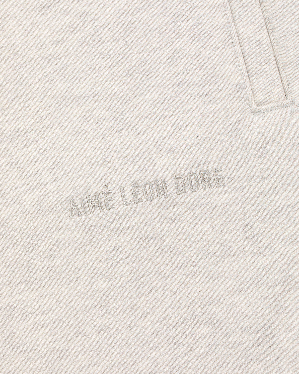 Aimé Leon Dore Signature - Tonal Logo Sweatpants Oatmeal
