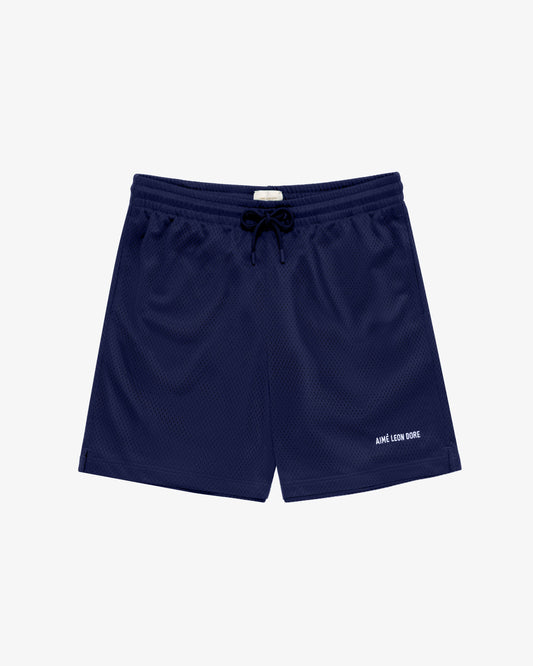 Aimé Leon Dore Top Pick - Logo Gym Short Evening blue
