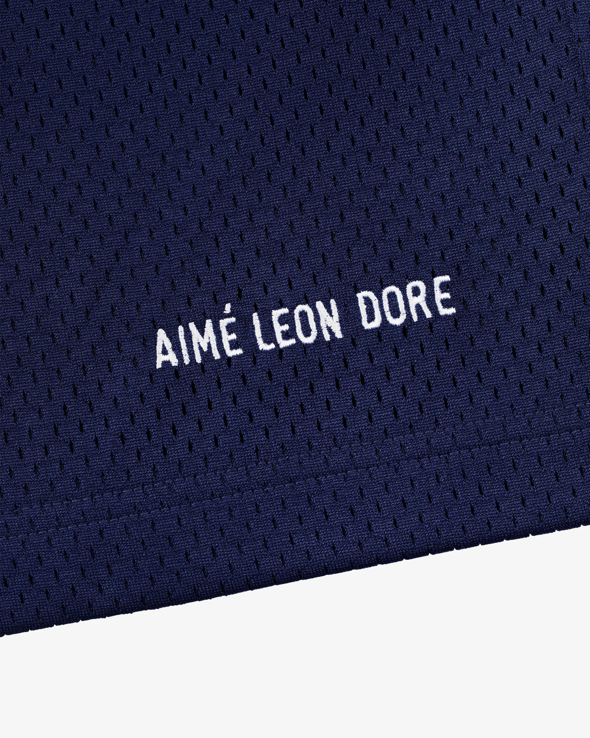 Aimé Leon Dore Top Pick - Logo Gym Short Evening blue