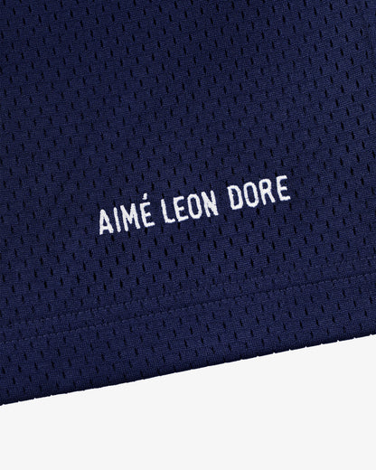 Aimé Leon Dore Top Pick - Logo Gym Short Evening blue