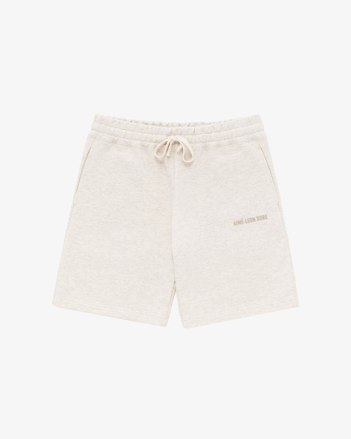 Aimé Leon Dore Top Pick - Tonal Logo Sweatshorts Oatmeal