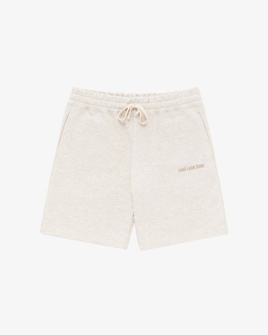 Aimé Leon Dore Top Pick - Tonal Logo Sweatshorts Oatmeal
