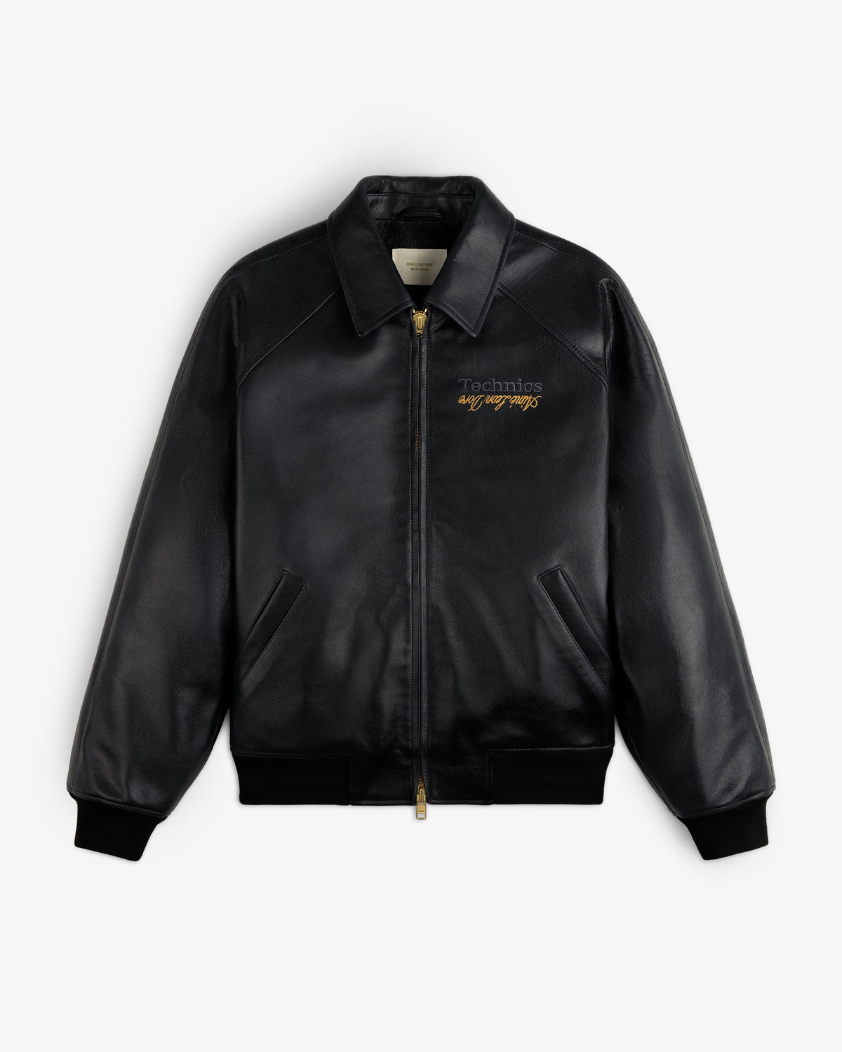 Aimé Leon Dore Great Value - ALD / Technics Varsity Leather Jacket Evening blue
