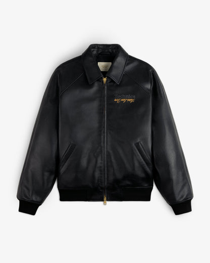 Aimé Leon Dore Great Value - ALD / Technics Varsity Leather Jacket Evening blue