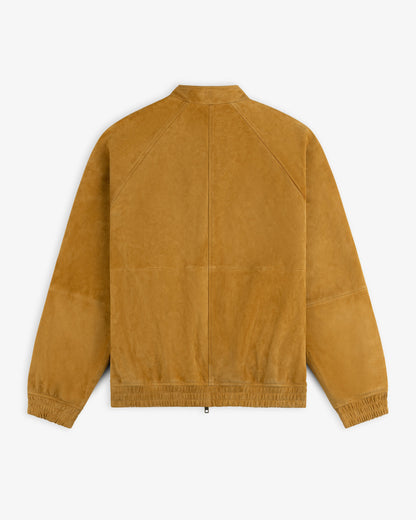 Aimé Leon Dore Everyday - Suede Cafe Racer Jacket Evening blue