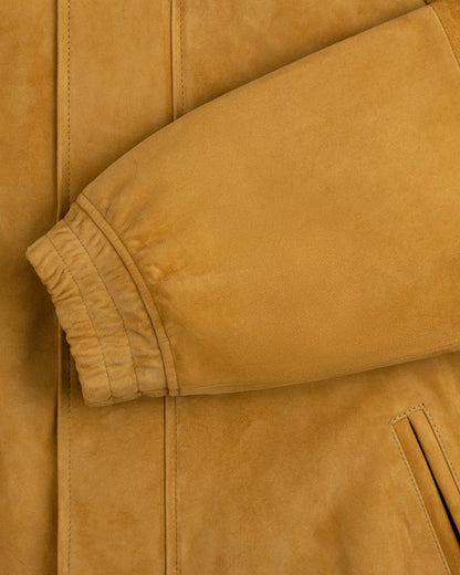Aimé Leon Dore Everyday - Suede Cafe Racer Jacket Evening blue
