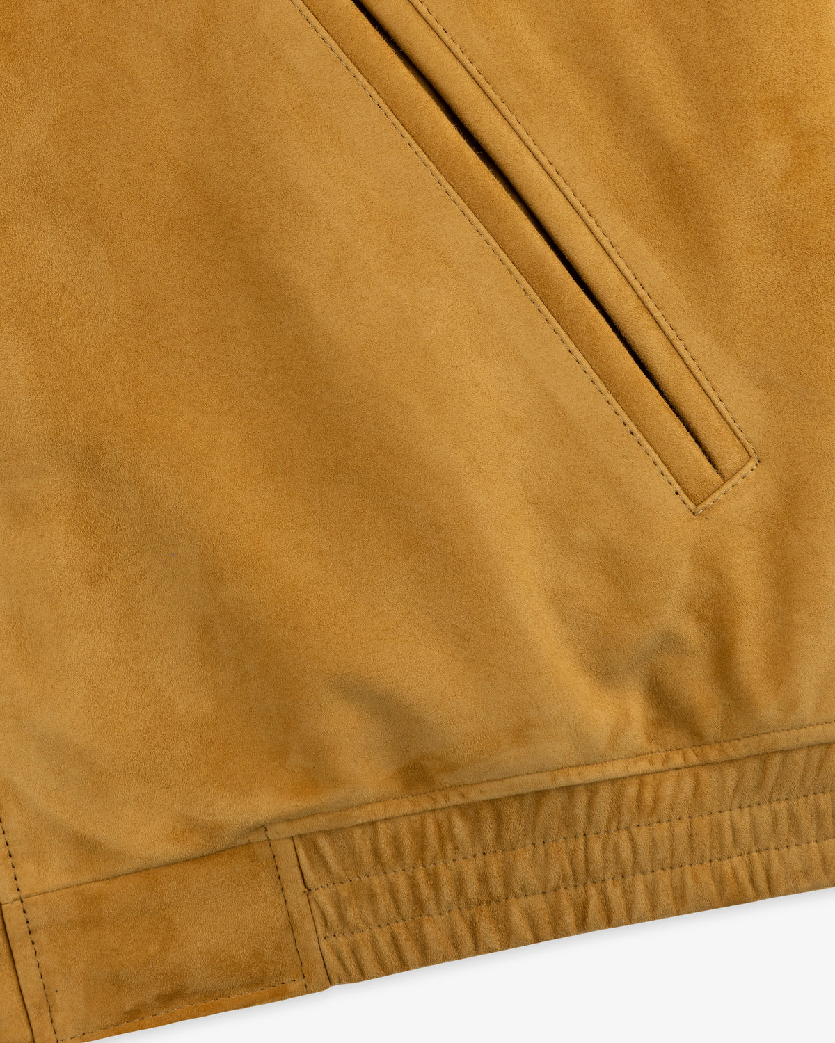 Aimé Leon Dore Everyday - Suede Cafe Racer Jacket Evening blue
