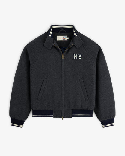 Aimé Leon Dore Value - NY Highlanders Wool Varsity Jacket Charcoal