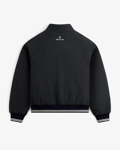 Aimé Leon Dore Value - NY Highlanders Wool Varsity Jacket Charcoal