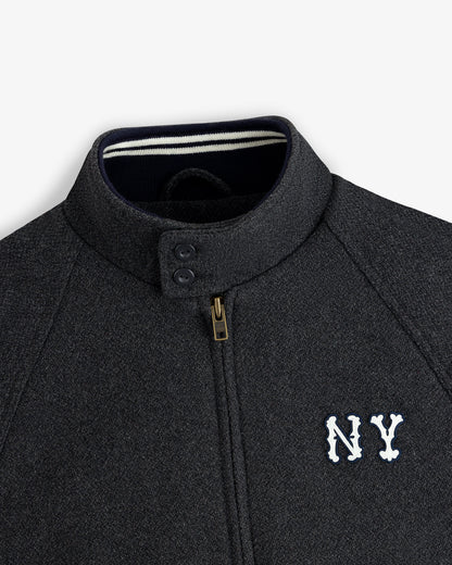 Aimé Leon Dore Value - NY Highlanders Wool Varsity Jacket Charcoal