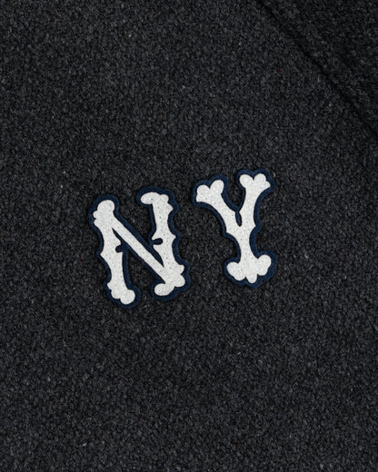 Aimé Leon Dore Value - NY Highlanders Wool Varsity Jacket Charcoal