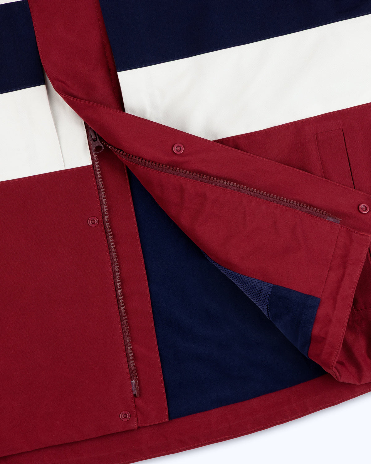 Aimé Leon Dore Sale - GORE-TEX Striped Sailing Jacket Cordovan