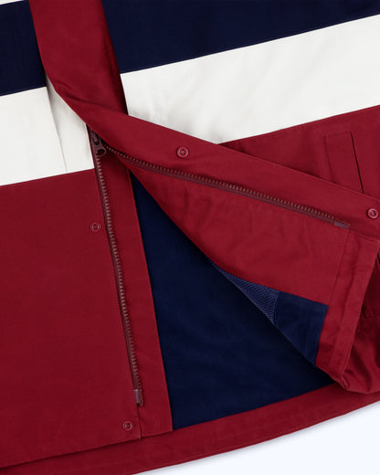 Aimé Leon Dore Sale - GORE-TEX Striped Sailing Jacket Cordovan