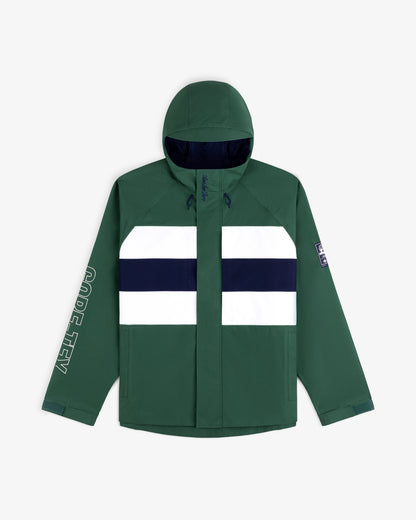Aimé Leon Dore Essential - GORE-TEX Striped Sailing Jacket Dark green