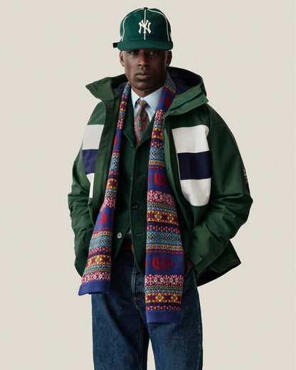 Aimé Leon Dore Essential - GORE-TEX Striped Sailing Jacket Dark green