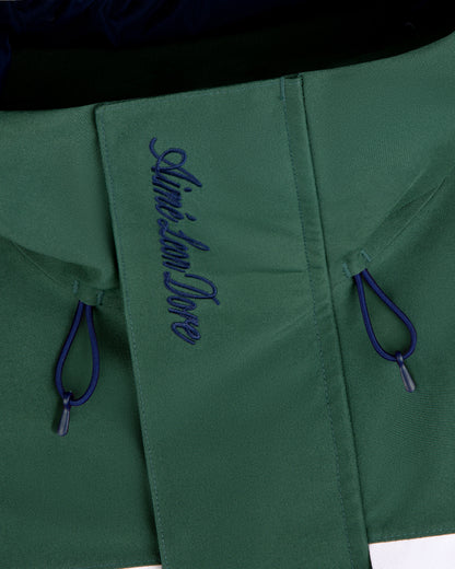 Aimé Leon Dore Essential - GORE-TEX Striped Sailing Jacket Dark green