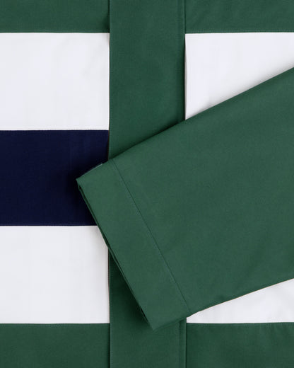 Aimé Leon Dore Essential - GORE-TEX Striped Sailing Jacket Dark green