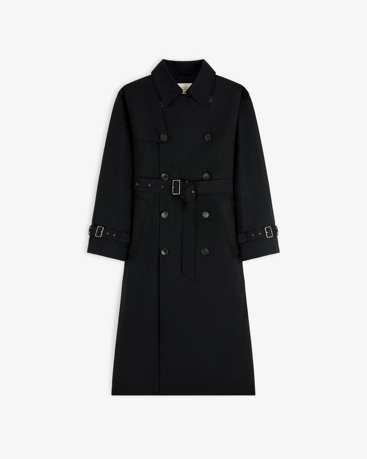 Aimé Leon Dore Signature - Double Breasted Nylon Trench Coat Evening blue