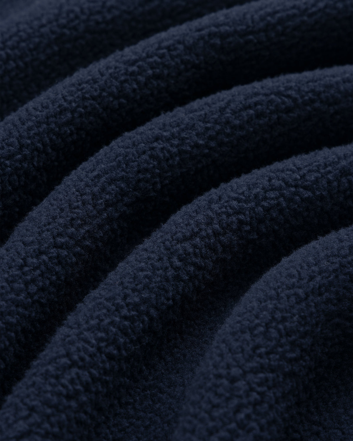 Aimé Leon Dore Premium - Crest Quarter-Zip Fleece Pullover Navy blazer