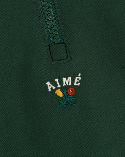 Aimé Leon Dore Trending - Crest Nylon Half-Zip Pullover Pine grove