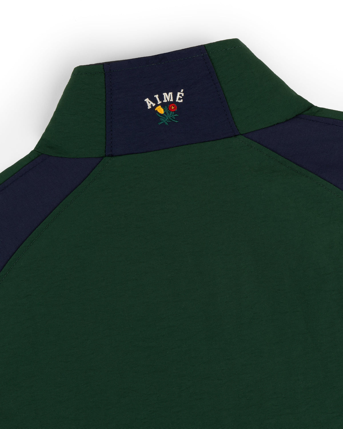 Aimé Leon Dore Trending - Crest Nylon Half-Zip Pullover Pine grove