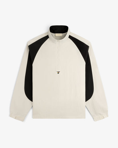 Aimé Leon Dore Best Seller - Crest Nylon Half-Zip Pullover Coconut milk