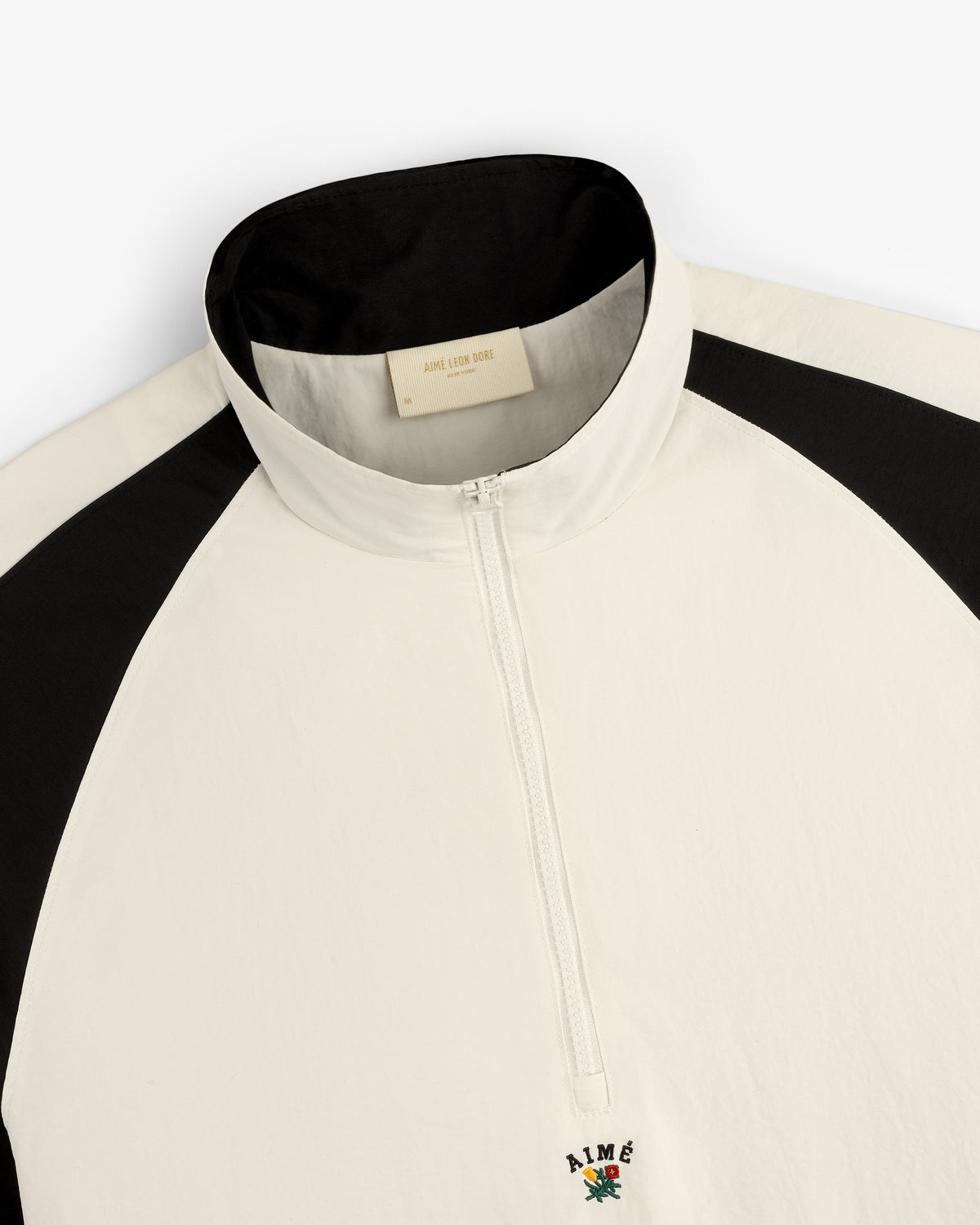 Aimé Leon Dore Best Seller - Crest Nylon Half-Zip Pullover Coconut milk