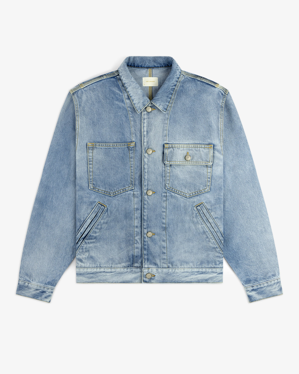 Aimé Leon Dore Discount - Denim Trucker Jacket Evening blue