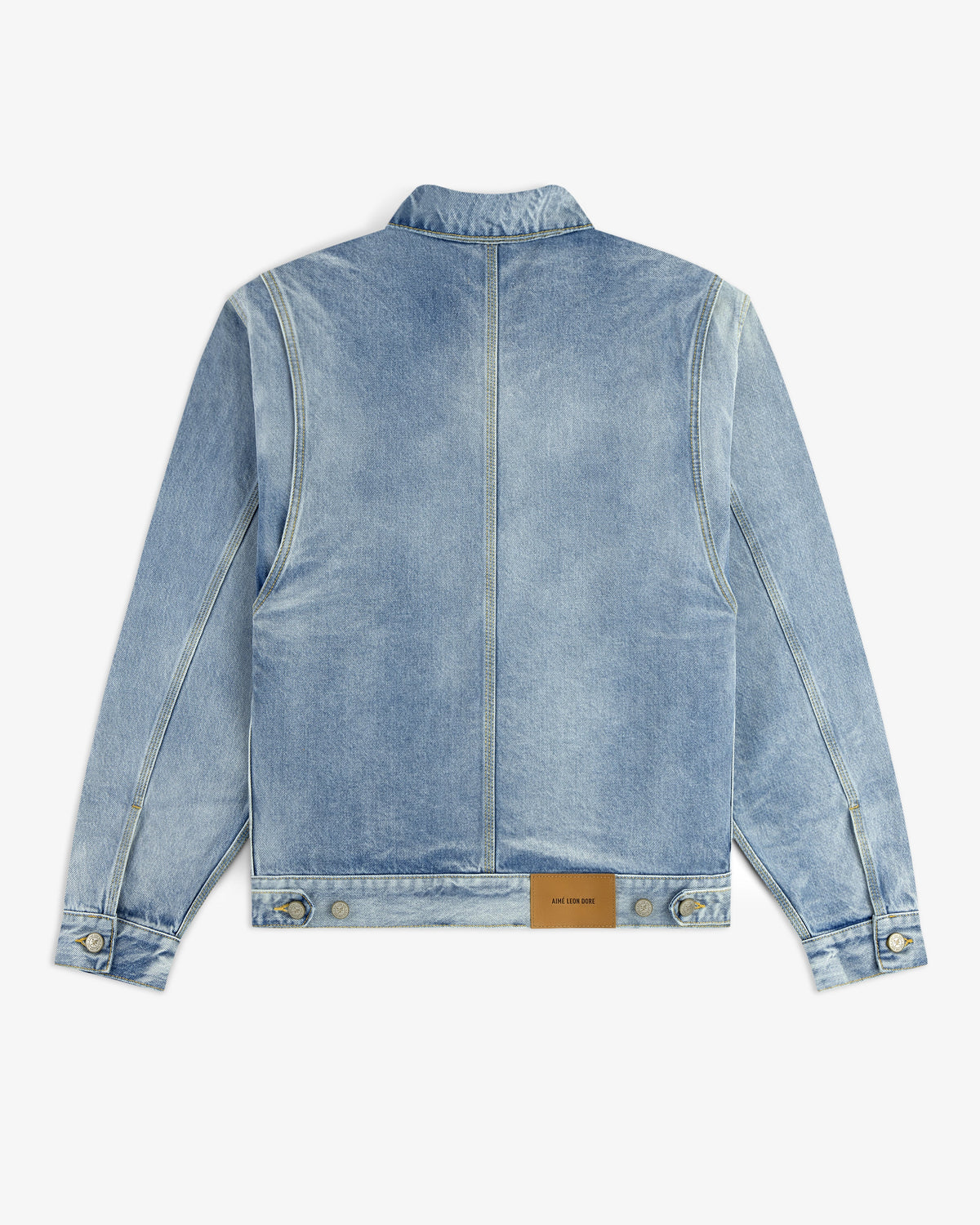 Aimé Leon Dore Discount - Denim Trucker Jacket Evening blue